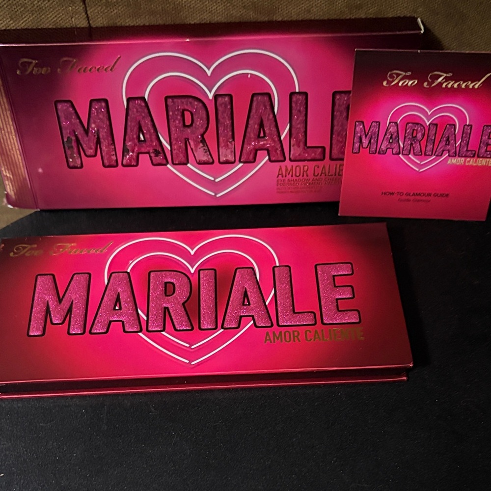 Too Faced Mariale Amor Caliente Palette - Vibrant Pink BNIB